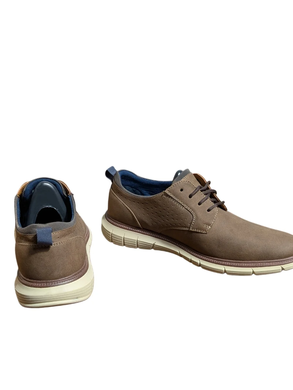 Dockers Mens 8M Brown Casual Oxford Shoes Lace Up Comfort New No Box